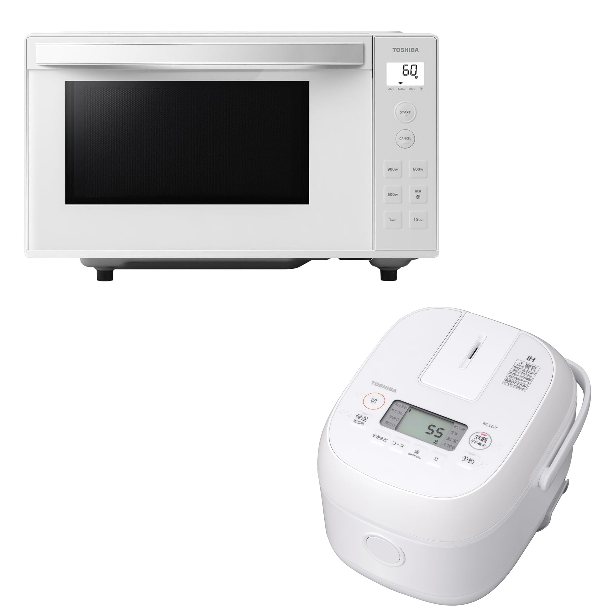 Amazon | TOSHIBA(東芝) 電子レンジ ER-S17ZB (W) + TOSHIBA(東芝